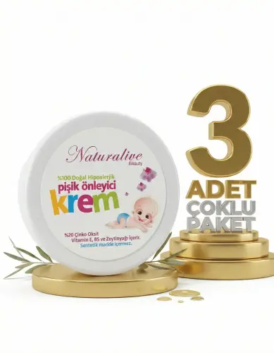 Naturalive Doğal Pişik Kremi 3x50 Gr - Naturalive