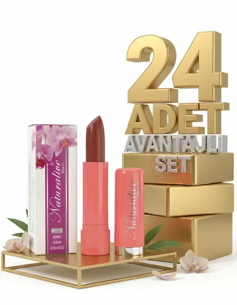 Naturalive Doğal Renkli Dudak Kremi 24x6 Gr - 1