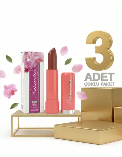 Naturalive Doğal Renkli Dudak Kremi 3x6 Gr - Naturalive