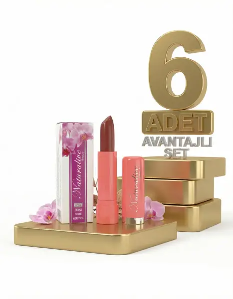 Naturalive Doğal Renkli Dudak Kremi 6x6 Gr - 1