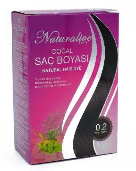 Naturalive Doğal Saç Boyası Koyu Kahve 02 - 1
