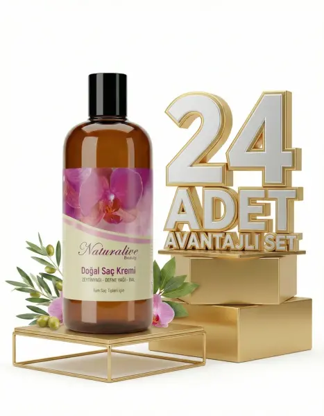 Naturalive Doğal Saç Kremi 24x500 Ml - 1
