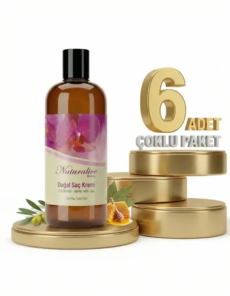Naturalive Doğal Saç Kremi 6x500 Ml - 1
