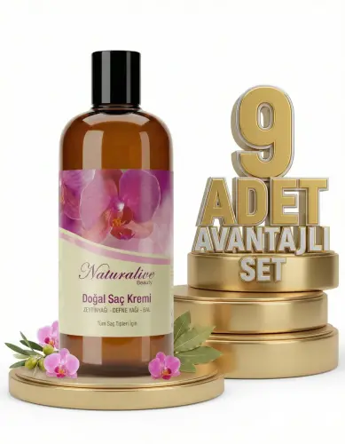 Naturalive Doğal Saç Kremi 9x500 Ml - Naturalive