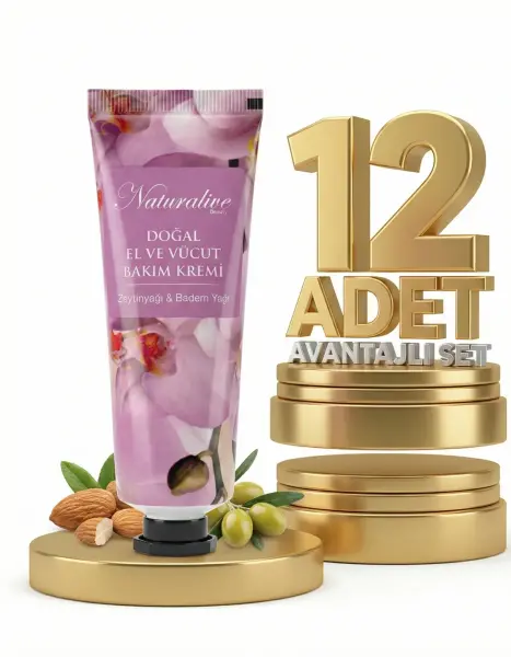 Naturalive El Ve Vücut Bakım Kremi 12x50 Gr - 1