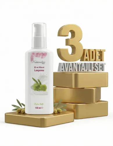 Naturalive El Ve Vücut Losyonu 3x150 Ml - Naturalive