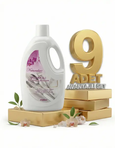 Naturalive Elde Bulaşık Deterjanı 9x2,5 Lt - 1