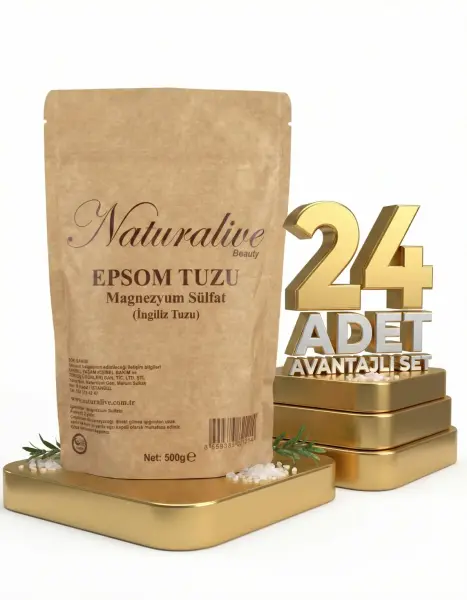 Naturalive Epsom Tuzu İngiliz Tuzu 24x500 Gr - 1
