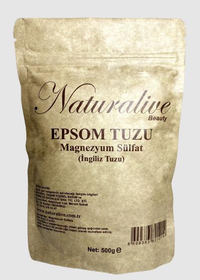 Naturalive Epsom Tuzu İngiliz Tuzu 500 Gr - 1