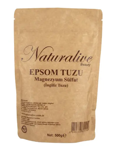 Naturalive Epsom Tuzu İngiliz Tuzu 500 Gr - Naturalive