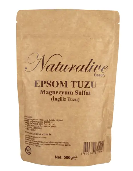Naturalive Epsom Tuzu İngiliz Tuzu 500 Gr - 1