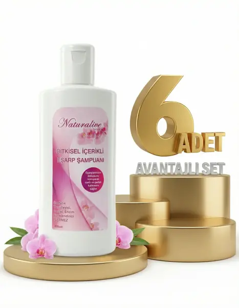 Naturalive Eşarp Şampuanı 6x200 Ml - 1