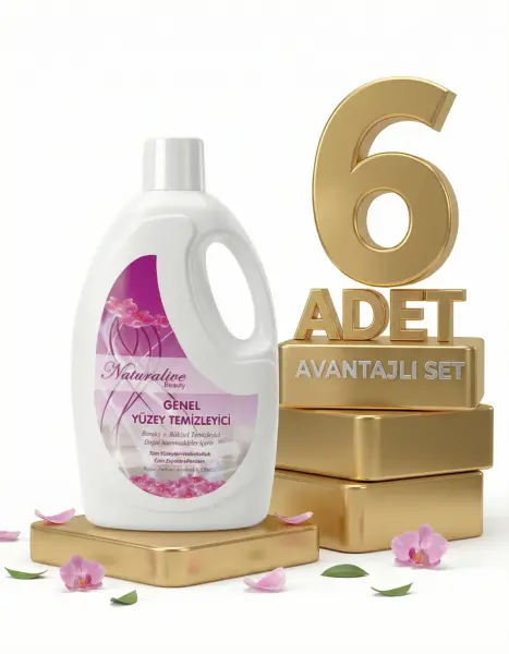 Naturalive Genel Yüzey Temizleyici 6x2,5 Lt - 1