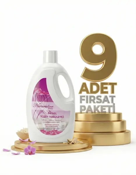 Naturalive Genel Yüzey Temizleyici 9x2,5 Lt - 1