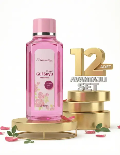 Naturalive Gül Suyu 12x250 Ml - 1