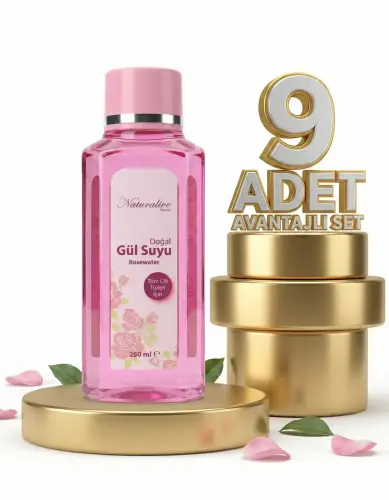 Naturalive Gül Suyu 9x250 Ml - Naturalive
