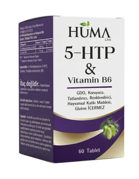 Naturalive Huma 5 Htp Vitamin B6 60Lı - 1