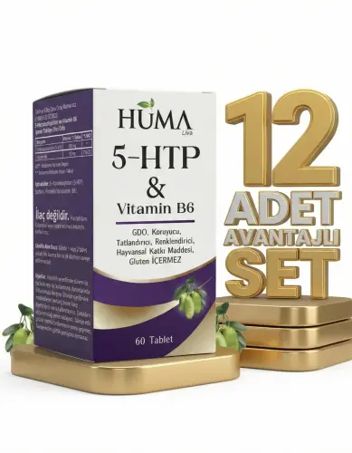 Naturalive Huma 5 Htp Vitamin B6 60lı x12 - NATURALİVE