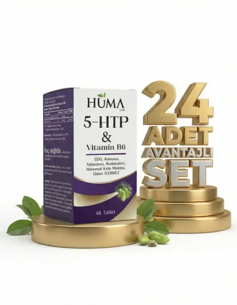 Naturalive Huma 5 Htp Vitamin B6 60lı x24 - 1