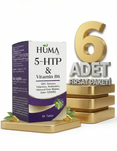 Naturalive Huma 5 Htp Vitamin B6 60lı x6 - NATURALİVE