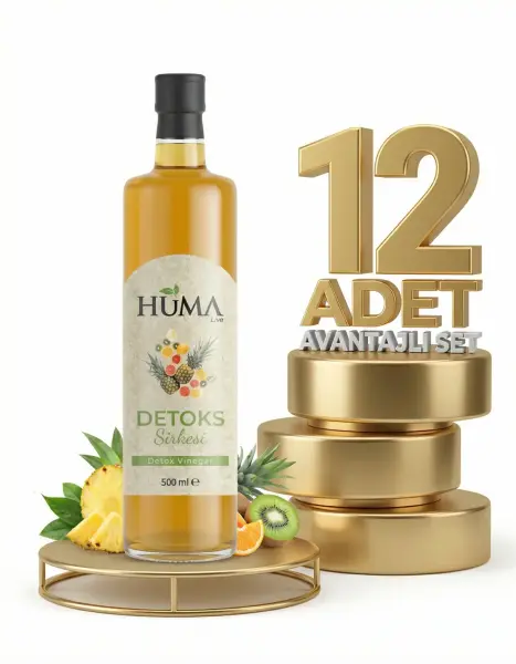 Naturalive Huma Detoks Sirkesi 12x500 Ml - 1