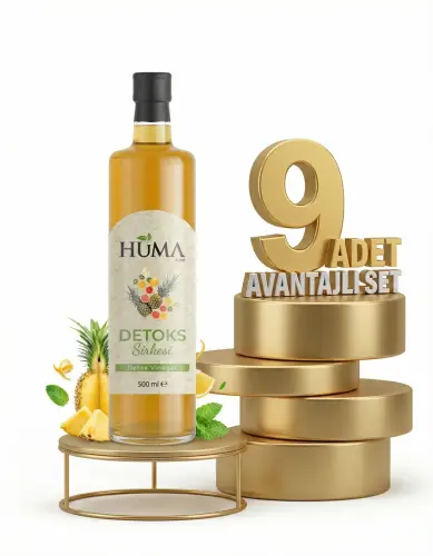 Naturalive Huma Detoks Sirkesi 9x500 Ml - NATURALİVE