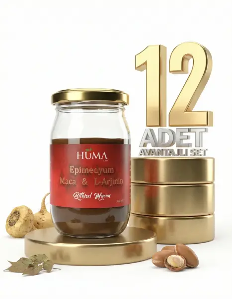 Naturalive Huma Epimedyum Maca Ve L-arjinin Bitkisel Macun 12x250 Gr - 1