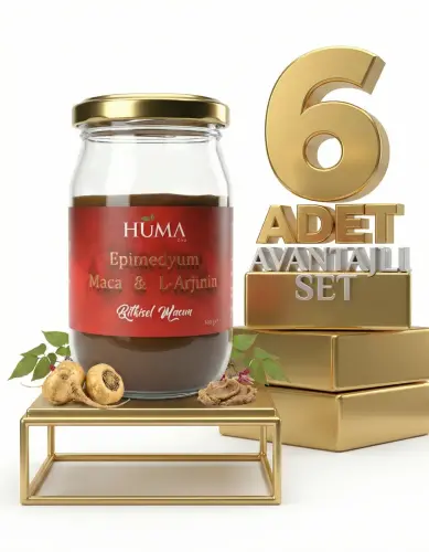 Naturalive Huma Epimedyum Maca Ve L-arjinin Bitkisel Macun 6x250 Gr - NATURALİVE