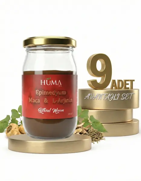 Naturalive Huma Epimedyum Maca Ve L-arjinin Bitkisel Macun 9x250 Gr - 1