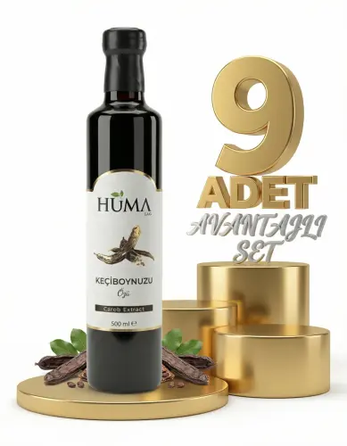 Naturalive Huma Keçiboynuzu Özü 9x500 Ml - NATURALİVE