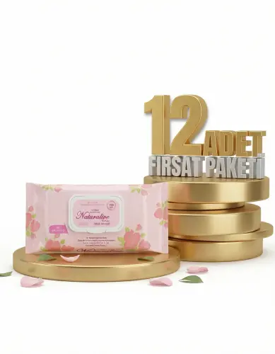 Naturalive Islak Mendil Yenidoğan Ve Tüm Ciltler x12 - Naturalive