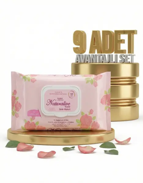 Naturalive Islak Mendil Yenidoğan Ve Tüm Ciltler x9 - 1