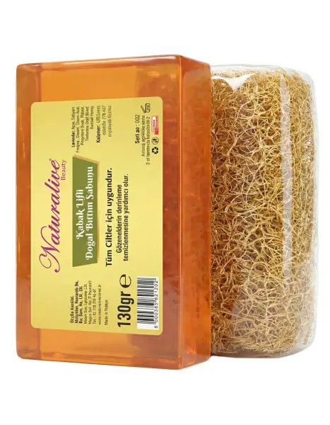 Naturalive Kabak Lifli Doğal Bıttım Sabunu 130 Gr - 1