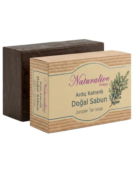 Naturalive Katı Ardıç Katranlı Sabun 120 Gr - 1