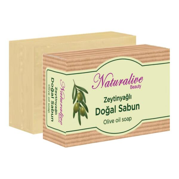 Naturalive Katı Zeytinyağlı Sabun 120 Gr - 1