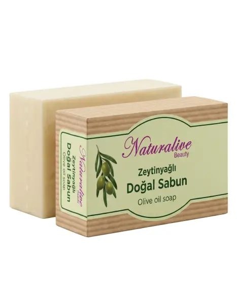 Naturalive Katı Zeytinyağlı Sabun 120 Gr - 1