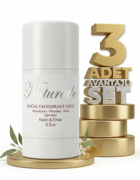 Naturalive Kokulu Doğal Deodorant Stick 3x50 Gr - 1