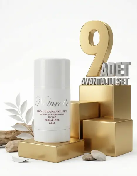Naturalive Kokulu Doğal Deodorant Stick 9x50 Gr - 1