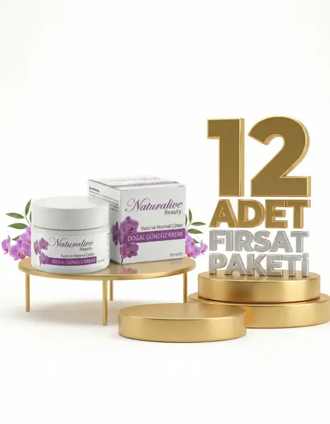 Naturalive Kuru Doğal Gündüz Kremi 12x50 Ml - 1