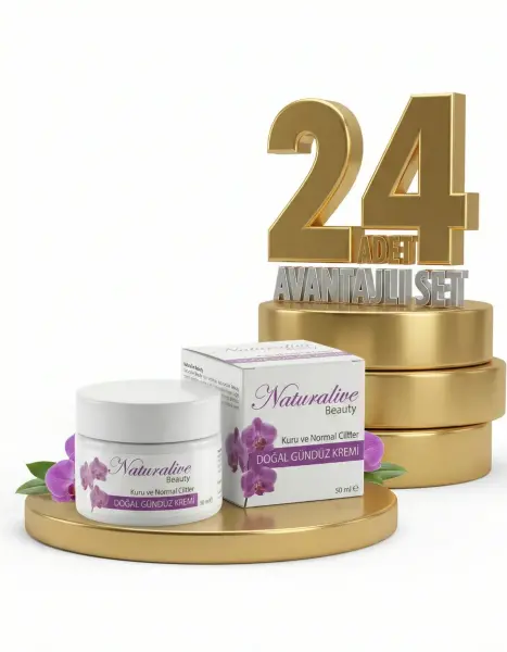 Naturalive Kuru Doğal Gündüz Kremi 24x50 Ml - 1