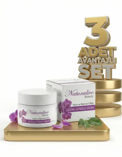 Naturalive Kuru Doğal Gündüz Kremi 3x50 Ml - Naturalive