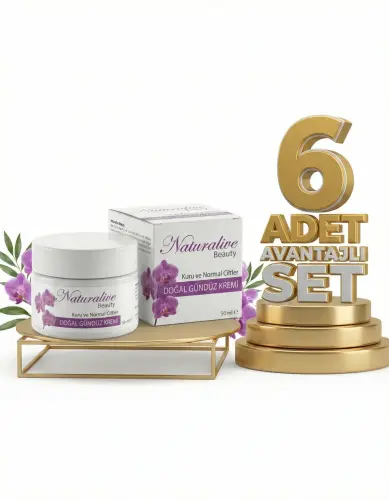 Naturalive Kuru Doğal Gündüz Kremi 6x50 Ml - Naturalive