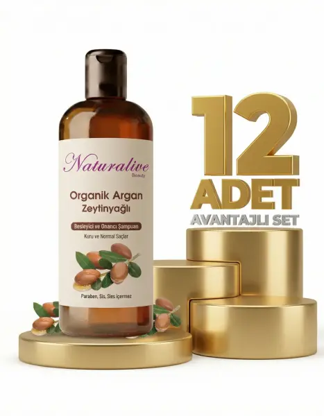 Naturalive Kuru Saçlar İçin Şampuan 12x500 Ml - 1