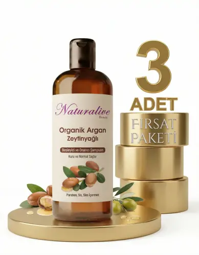 Naturalive Kuru Saçlar İçin Şampuan 3x500 Ml - Naturalive