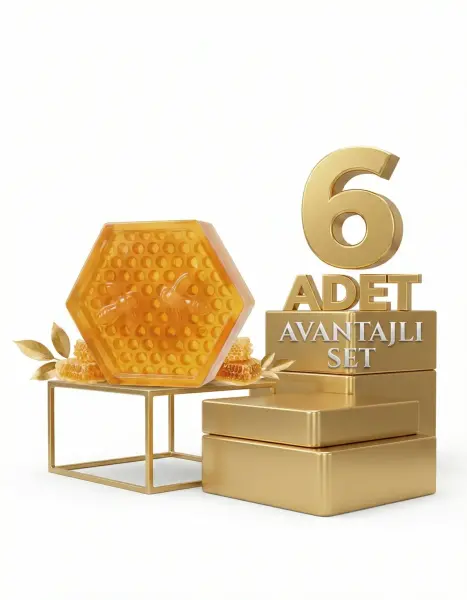 Naturalive Lavantalı Ballı Sabun 6x120 Gr - 1