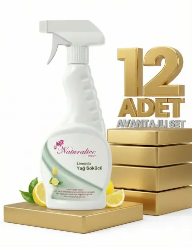 Naturalive Limonlu Yağ Çözücü 12x500 Ml - Naturalive