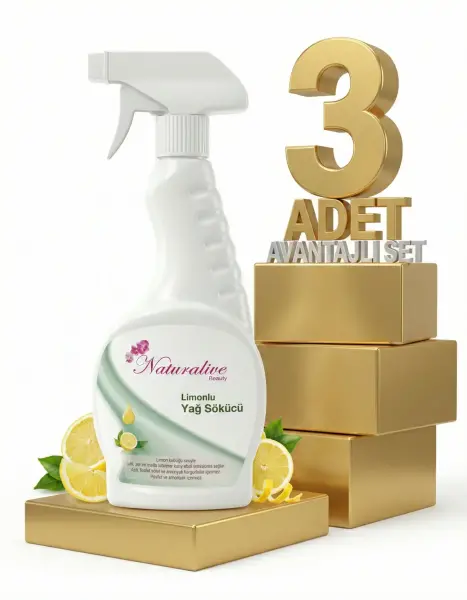 Naturalive Limonlu Yağ Çözücü 3x500 Ml - 1