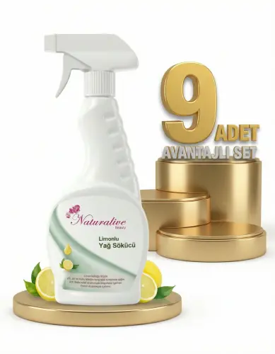 Naturalive Limonlu Yağ Çözücü 9x500 Ml - Naturalive