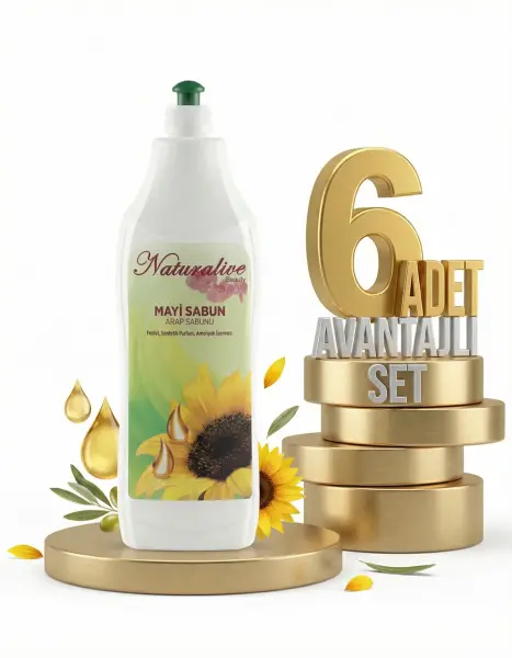 Naturalive Mayi Arap Sabunu 6x1 Lt - 1