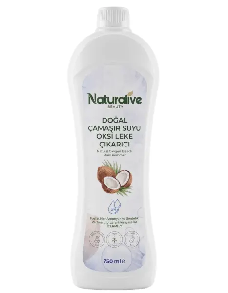 Naturalive Doğal Çamaşır Suyu Oksi Leke Çıkarıcı 750 Ml - 1